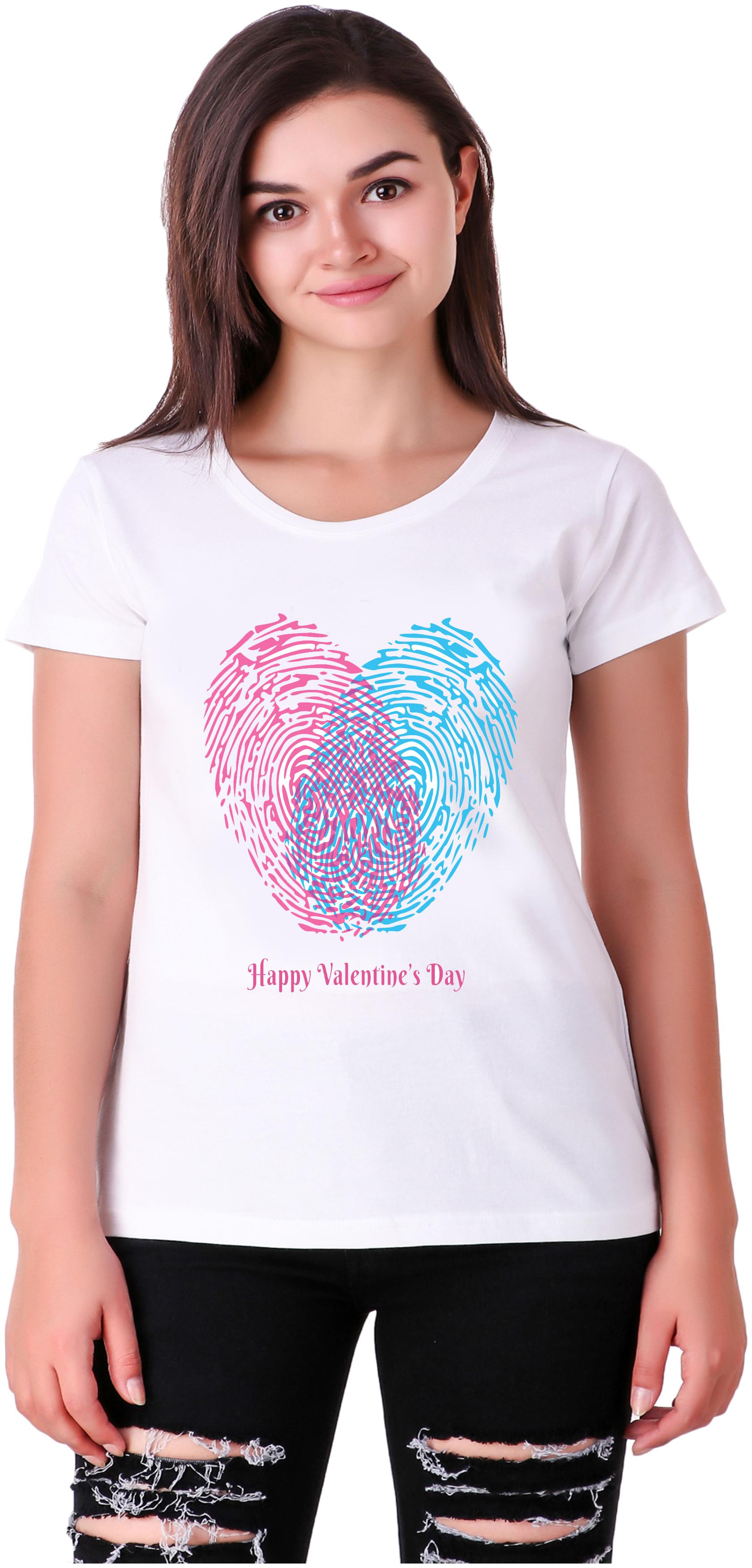 

Mekanshi Women White Regular fit Round neck Polyester T shirt