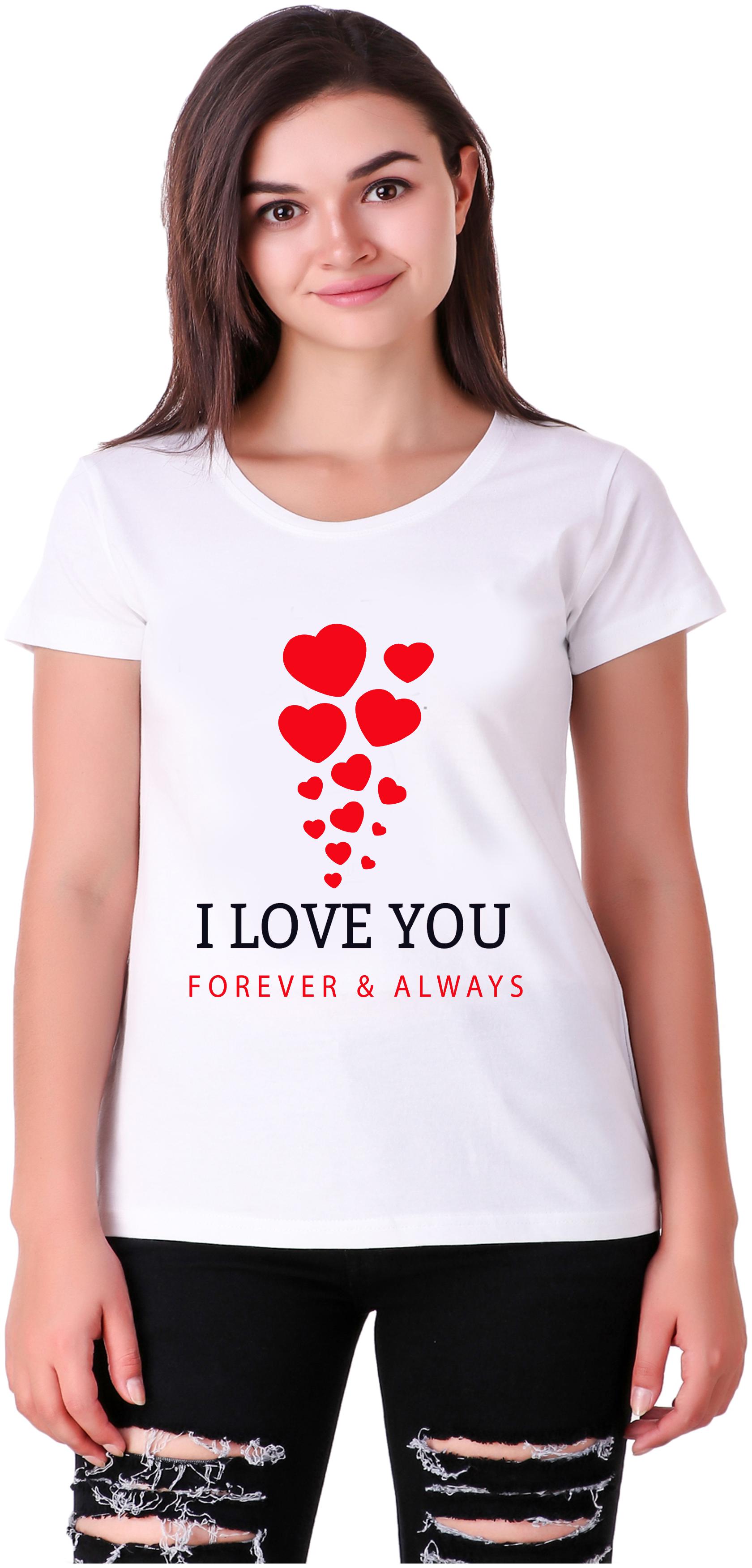 

Mekanshi Women White Regular fit Round neck Polyester T shirt