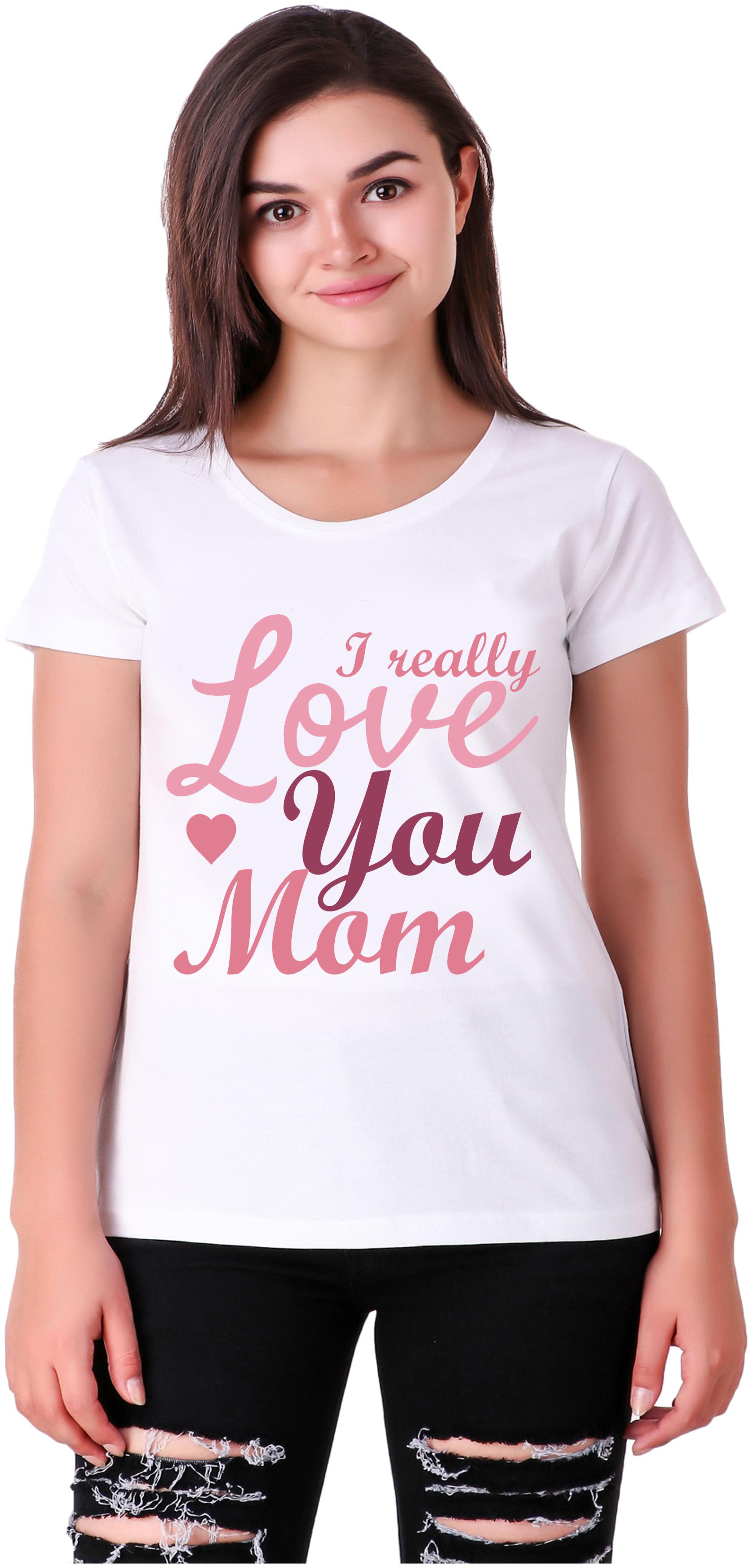 

Mekanshi Women White Regular fit Round neck Polyester T shirt