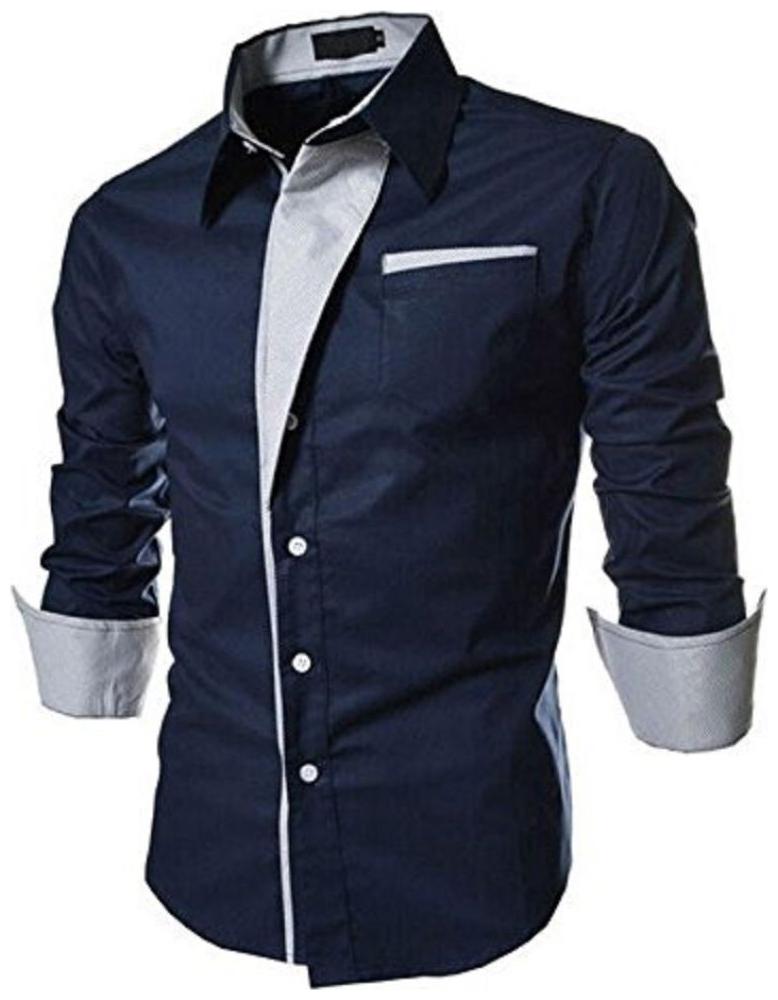 

Qlonz store Men Multi Solid Slim Fit Casual Shirt