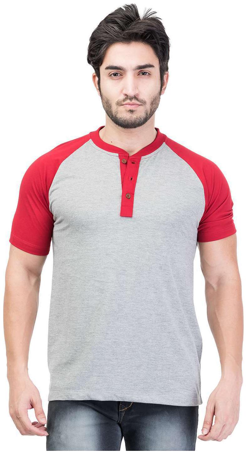 

Kalt Men Multi Regular fit Cotton Blend Henley neck T-Shirt - Pack Of 1