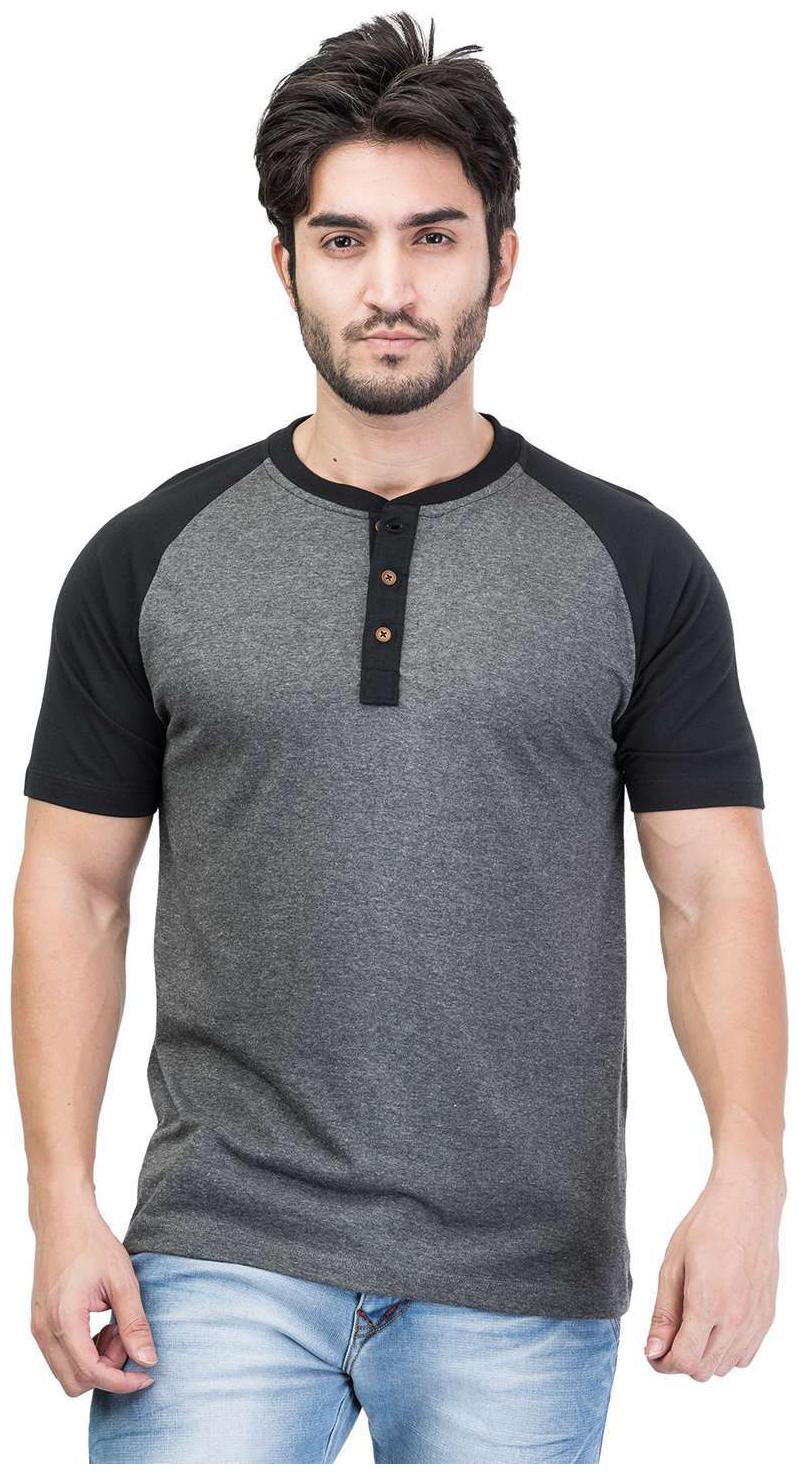 

Kalt Men Multi Regular fit Cotton Blend Henley neck T-Shirt - Pack Of 1