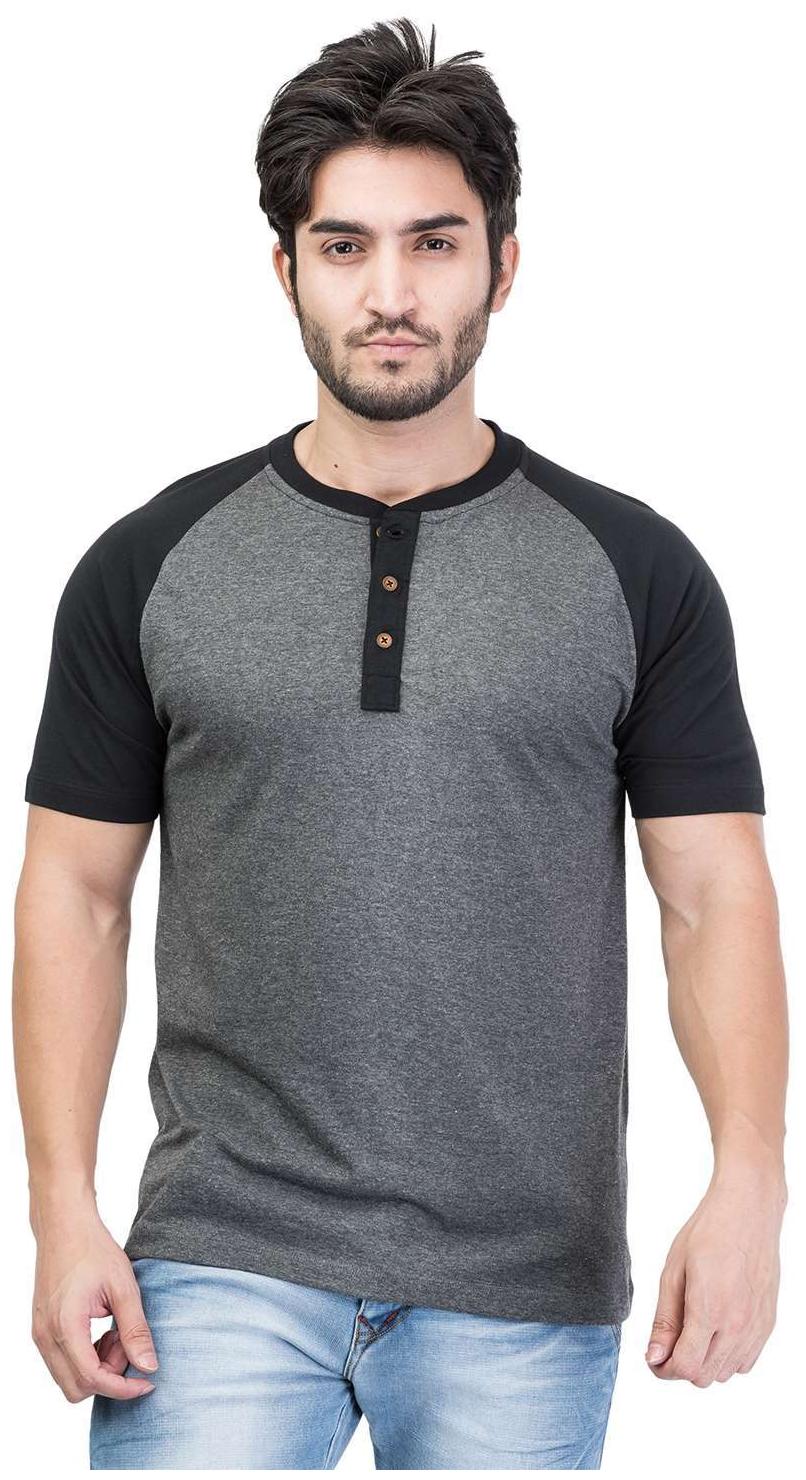 

Kalt Men Multi Regular fit Cotton Blend Henley neck T-Shirt - Pack Of 1