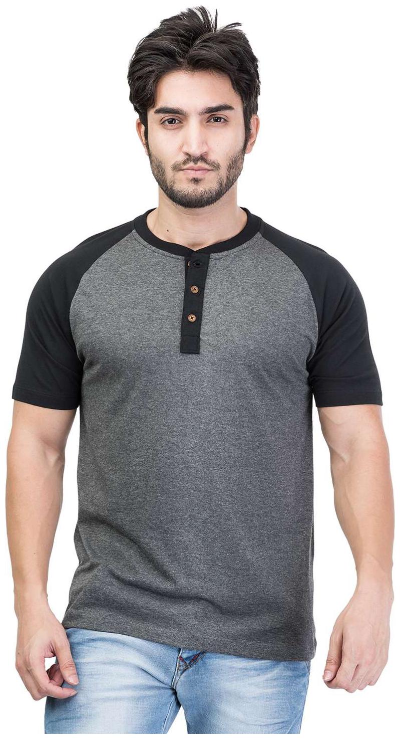 

Kalt Men Multi Regular fit Cotton Blend Henley neck T-Shirt - Pack Of 1