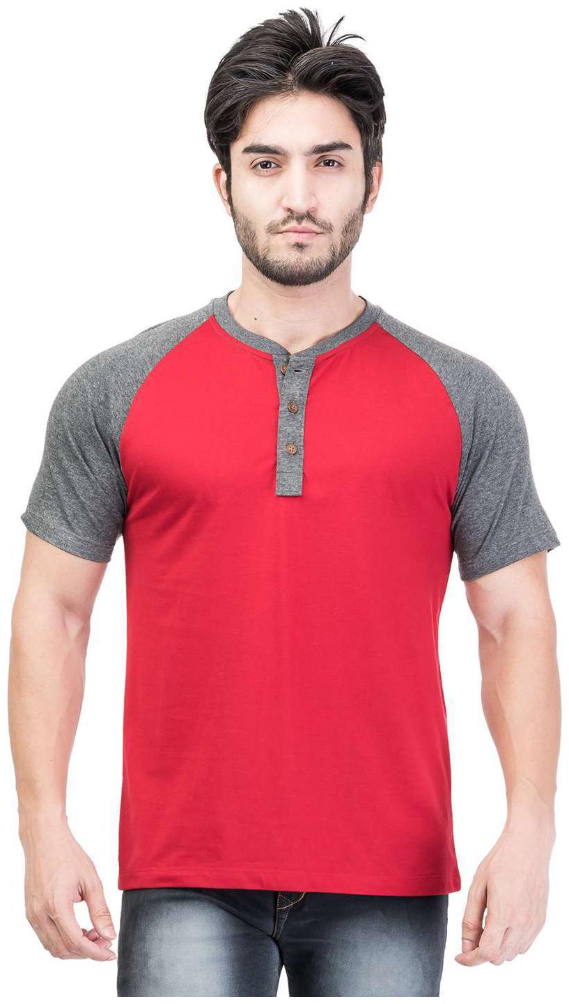 

Kalt Men Red Regular fit Cotton Blend V neck T-Shirt - Pack Of 1