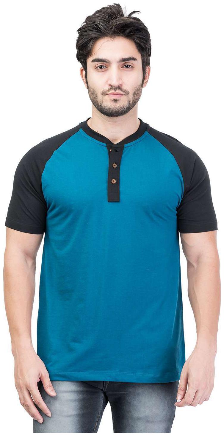 

Kalt Men Blue Regular fit Cotton Blend Round neck T-Shirt - Pack Of 1