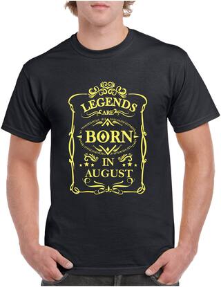 Men's Legends are born in August T shirt