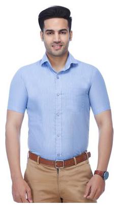 

El Figo Men Slim fit Formal Shirt - Blue