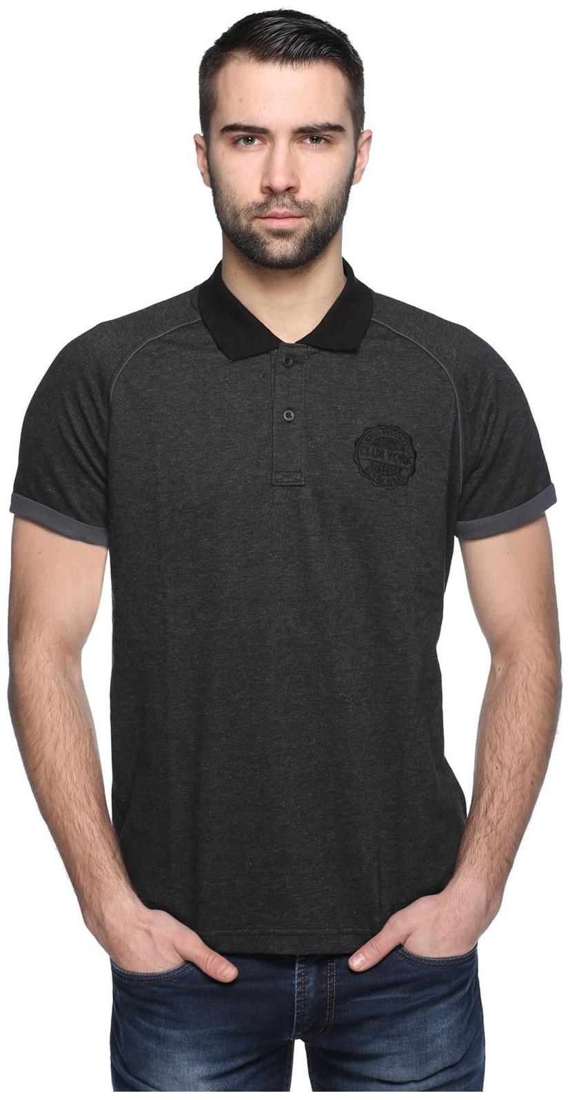 

Club York Men Black Regular fit Cotton Polo collar T-Shirt - Pack Of 1