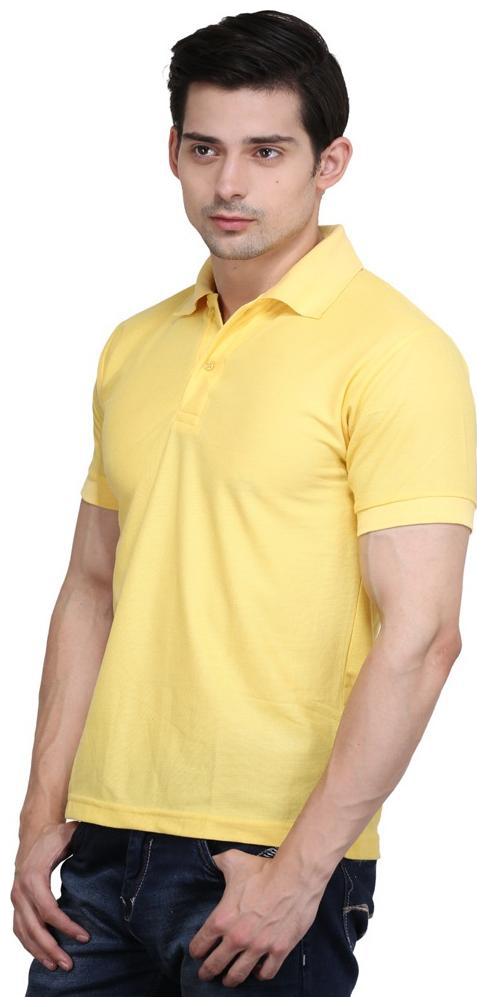 

DAM Men Yellow Regular fit Cotton Polo collar T-Shirt - Pack Of 1