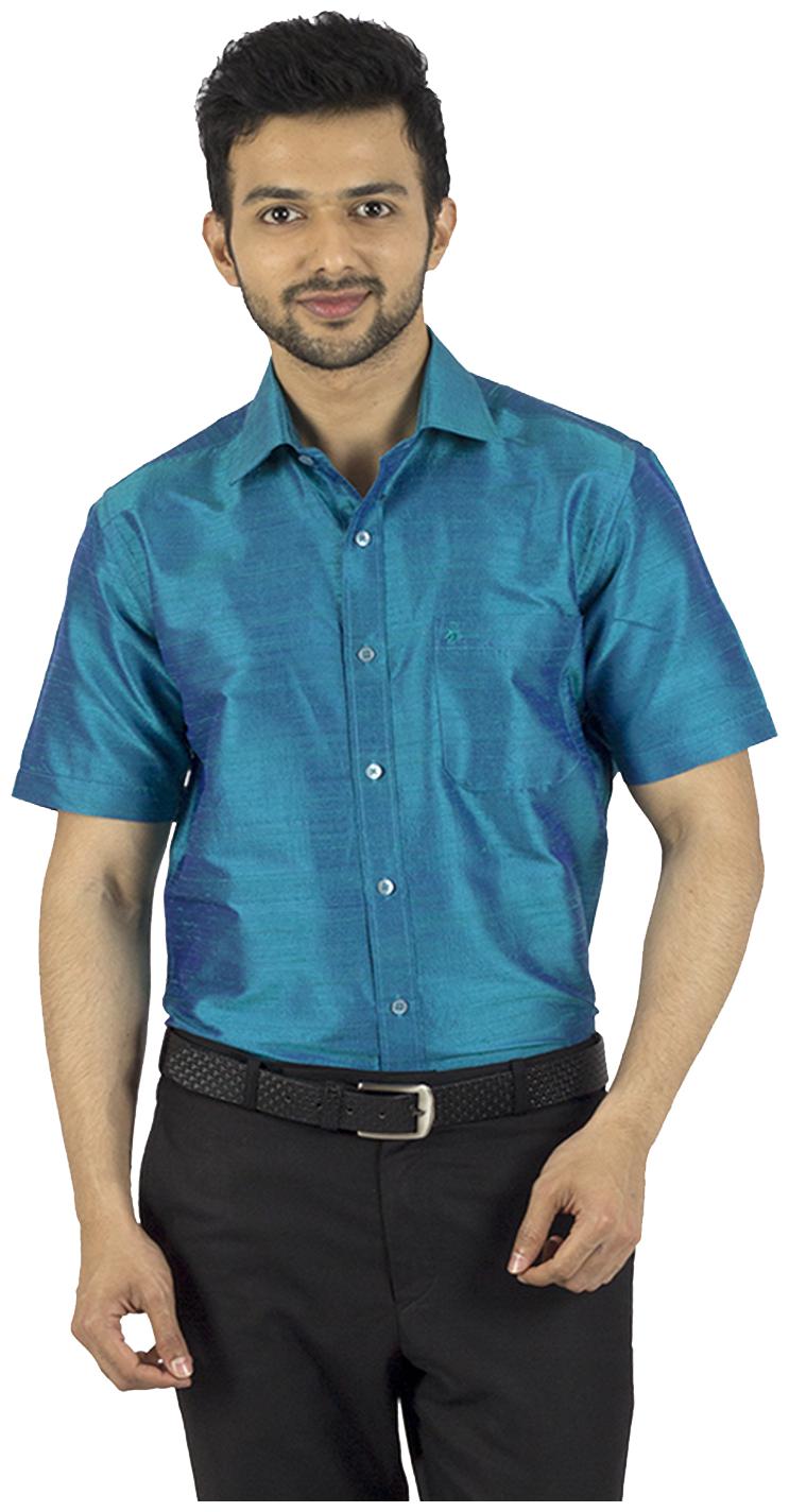 

Khoday Williams Men Regular fit Formal Shirt - Blue