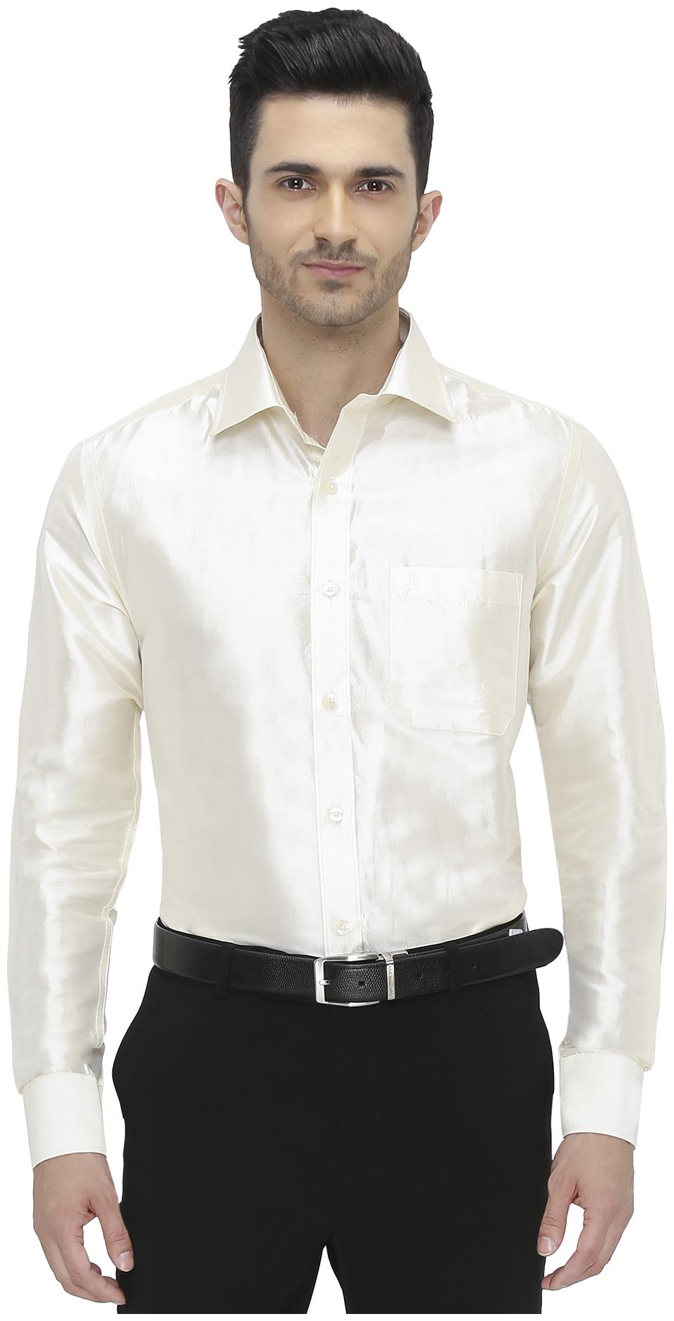 

Khoday Williams Men Regular fit Formal Shirt - Cream