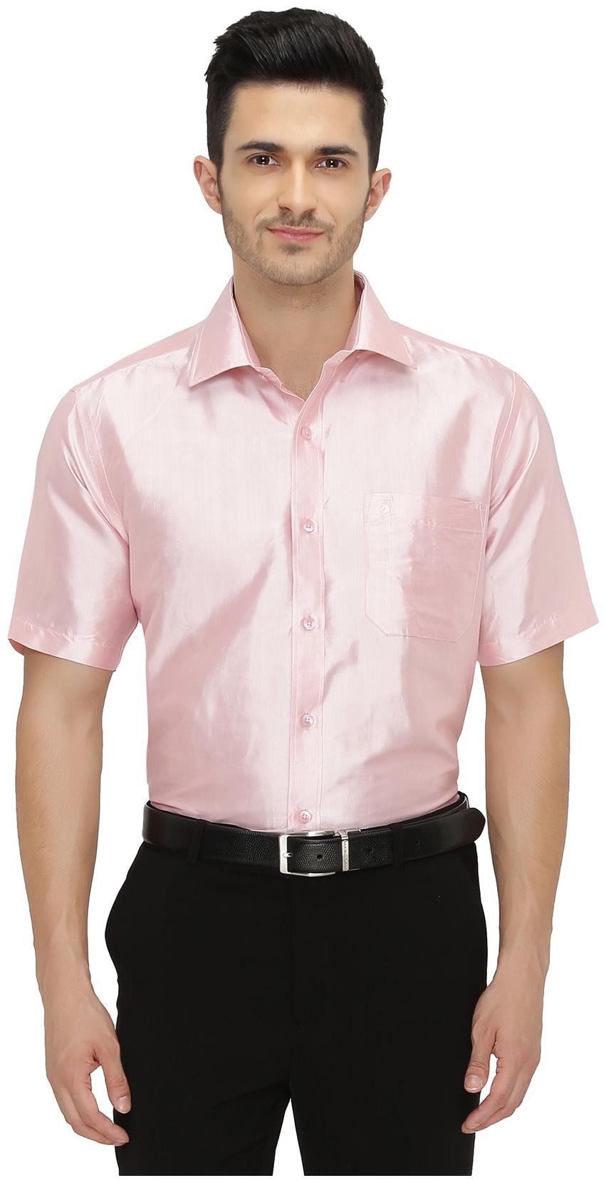

Khoday Williams Men Pink Solid Regular Fit Casual Shirt