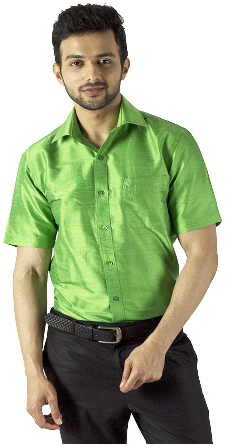 

Khoday Williams Men Green Solid Regular Fit Casual Shirt