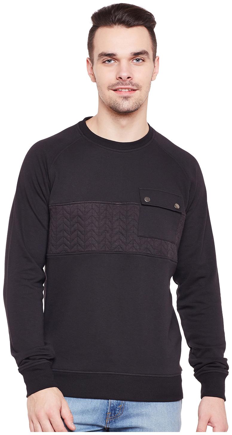 

Club York Men White Round neck Sweatshirt