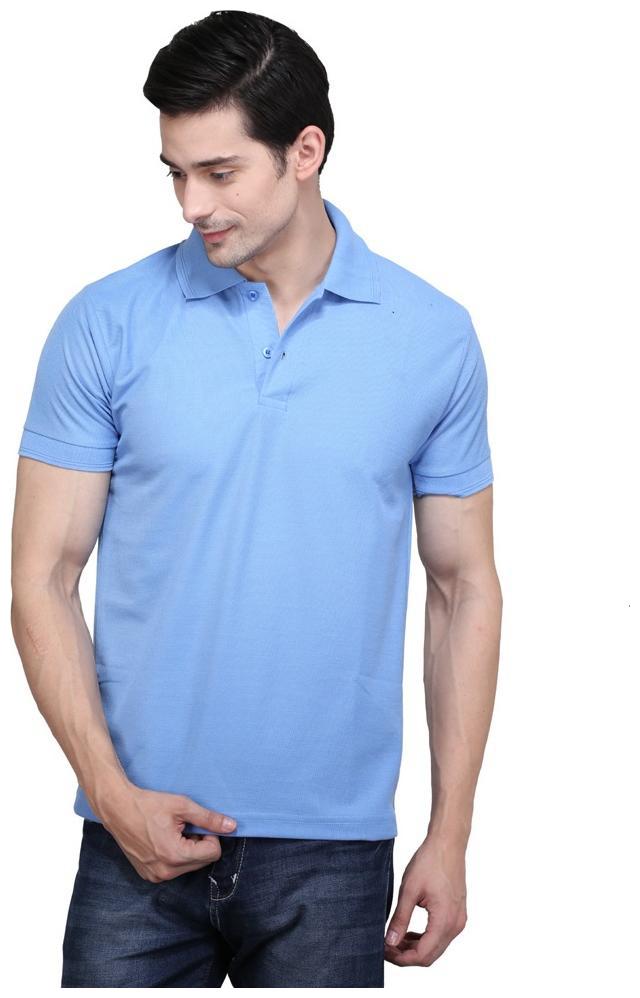 

MEN S T-SHIRT POLO SKY BLUE 01