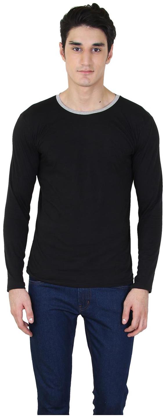 

Bi Fashion Men Black Slim fit Cotton Round neck T-Shirt - Pack Of 1