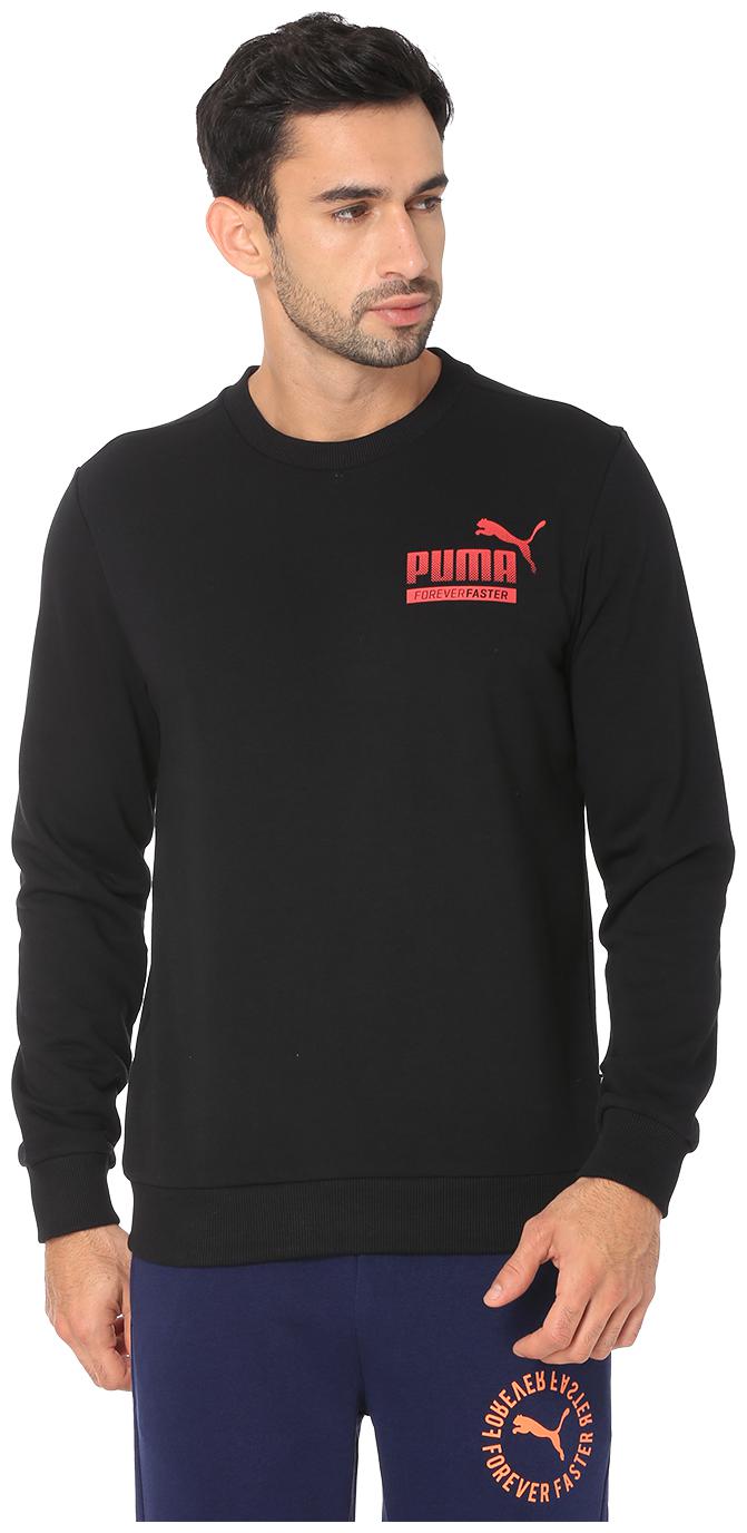 

Puma Men Black Round neck Sweatshirt