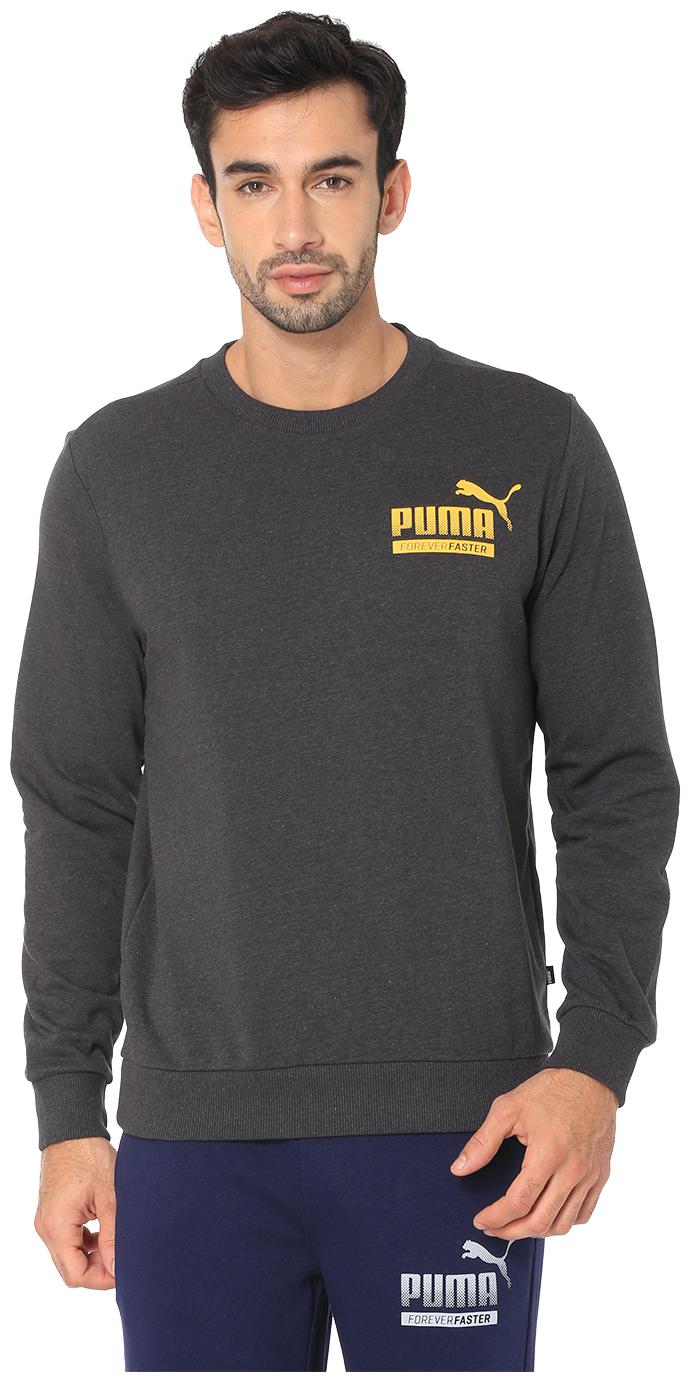 

Puma Men Grey Round neck Sweatshirt