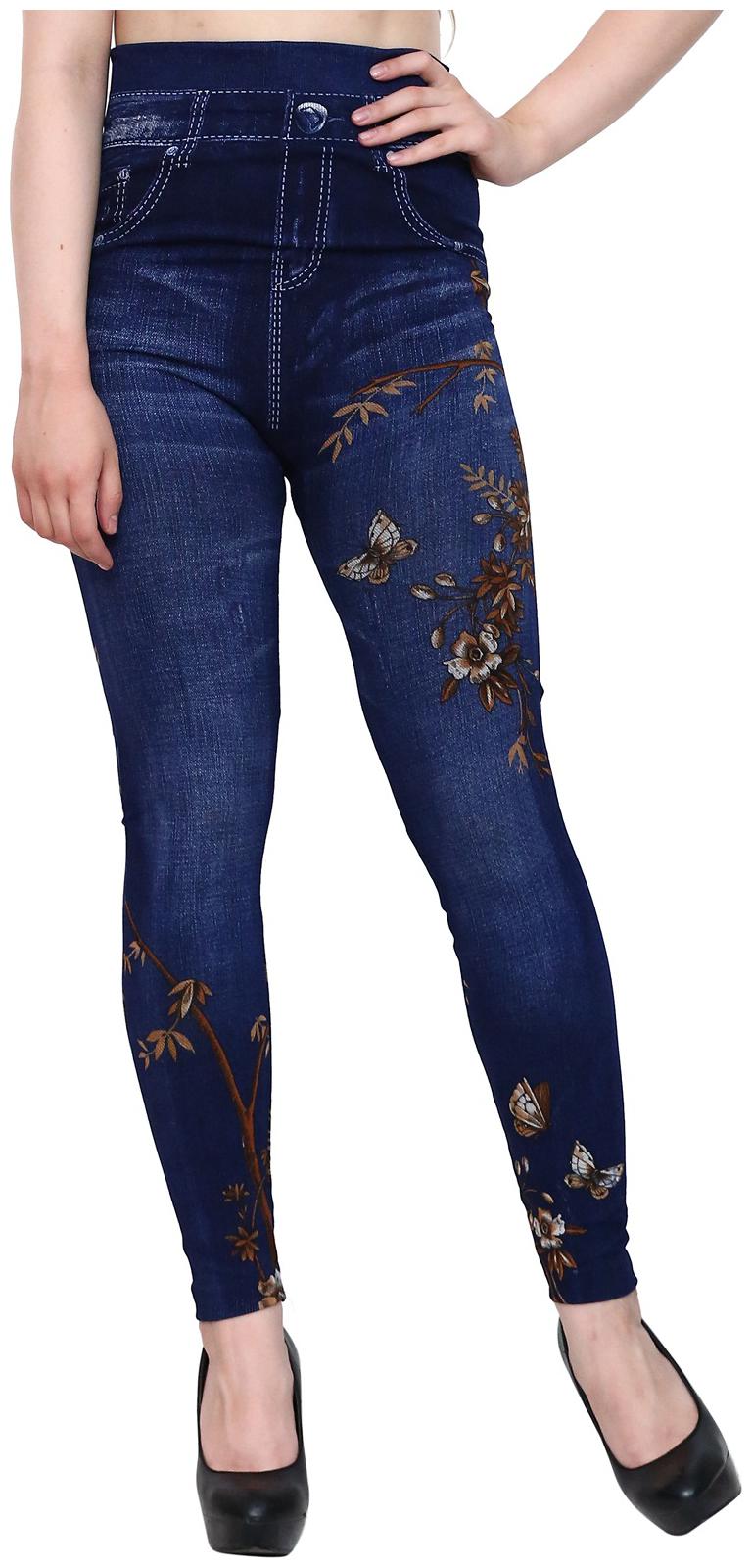

Mesh Women Blue Slim fit Jegging