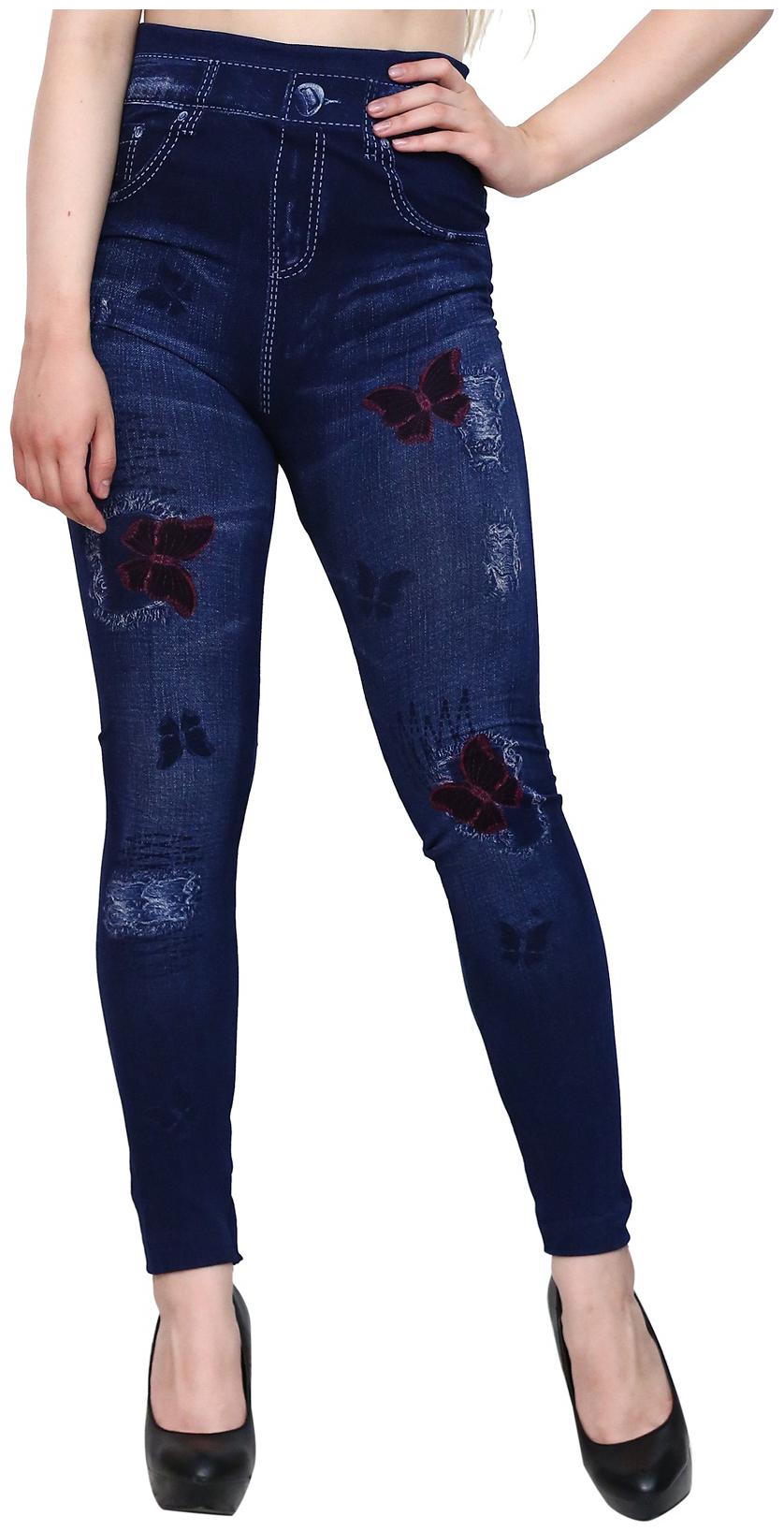 

Mesh Women Blue Slim fit Jegging