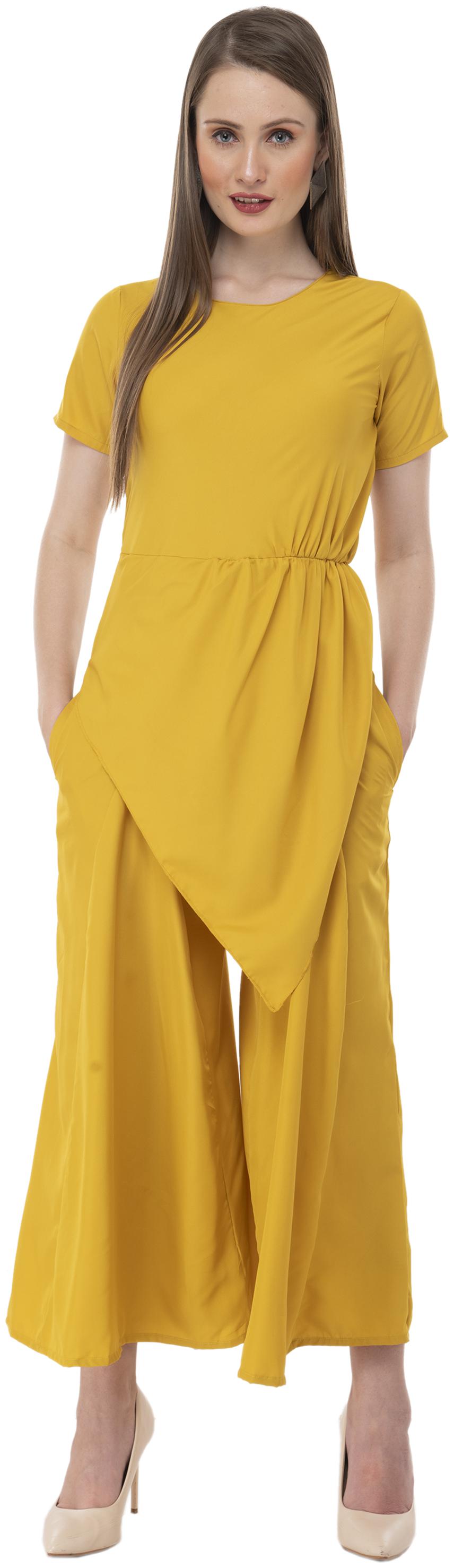 

Milky Way Solid Jumpsuit - Yellow