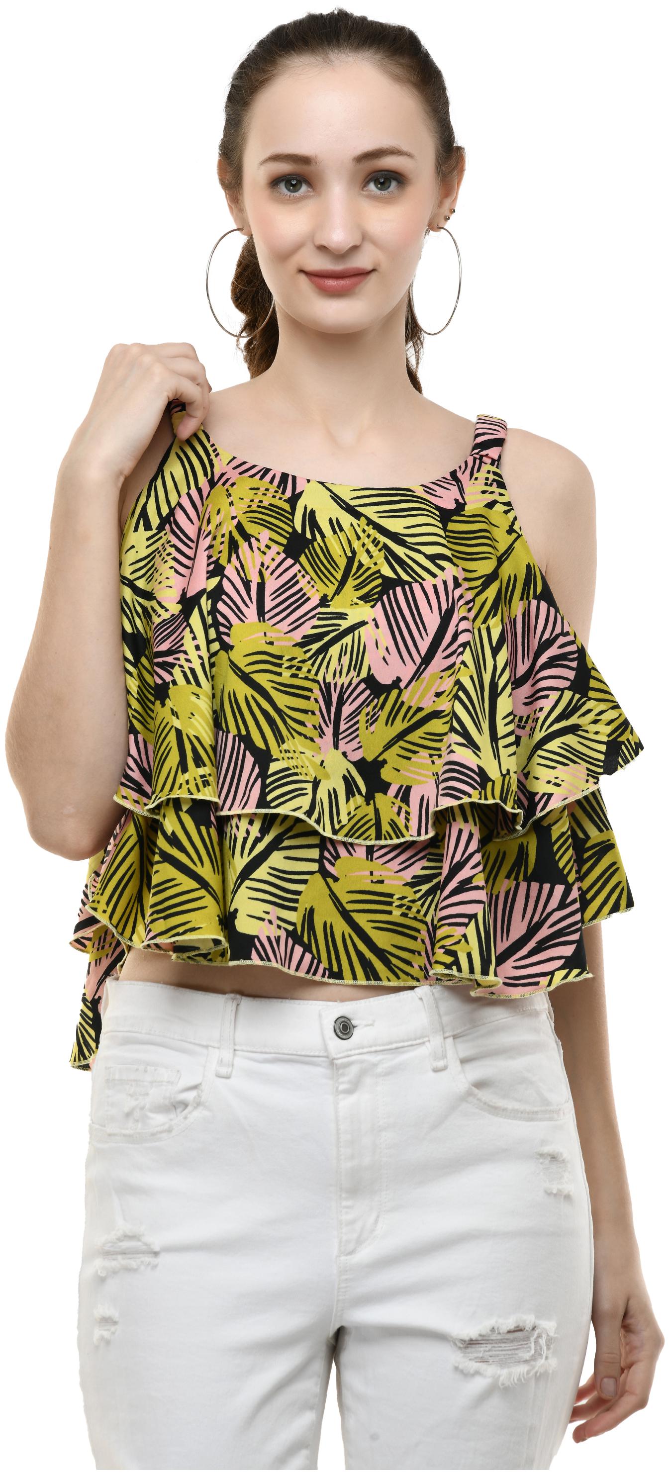 

Milky Way Women Printed Fusion top - Multi