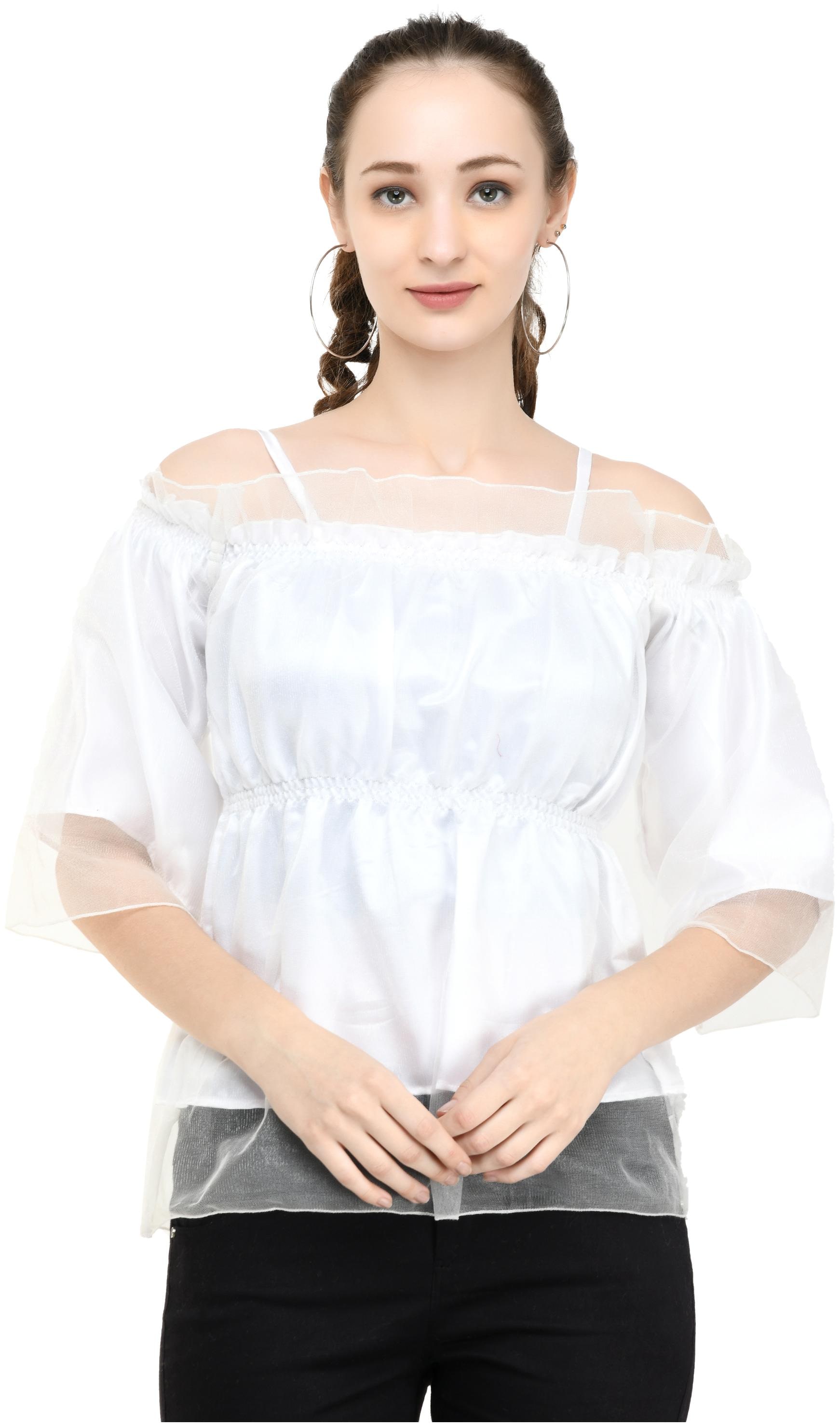 

Milky Way Women Net Solid White A Line