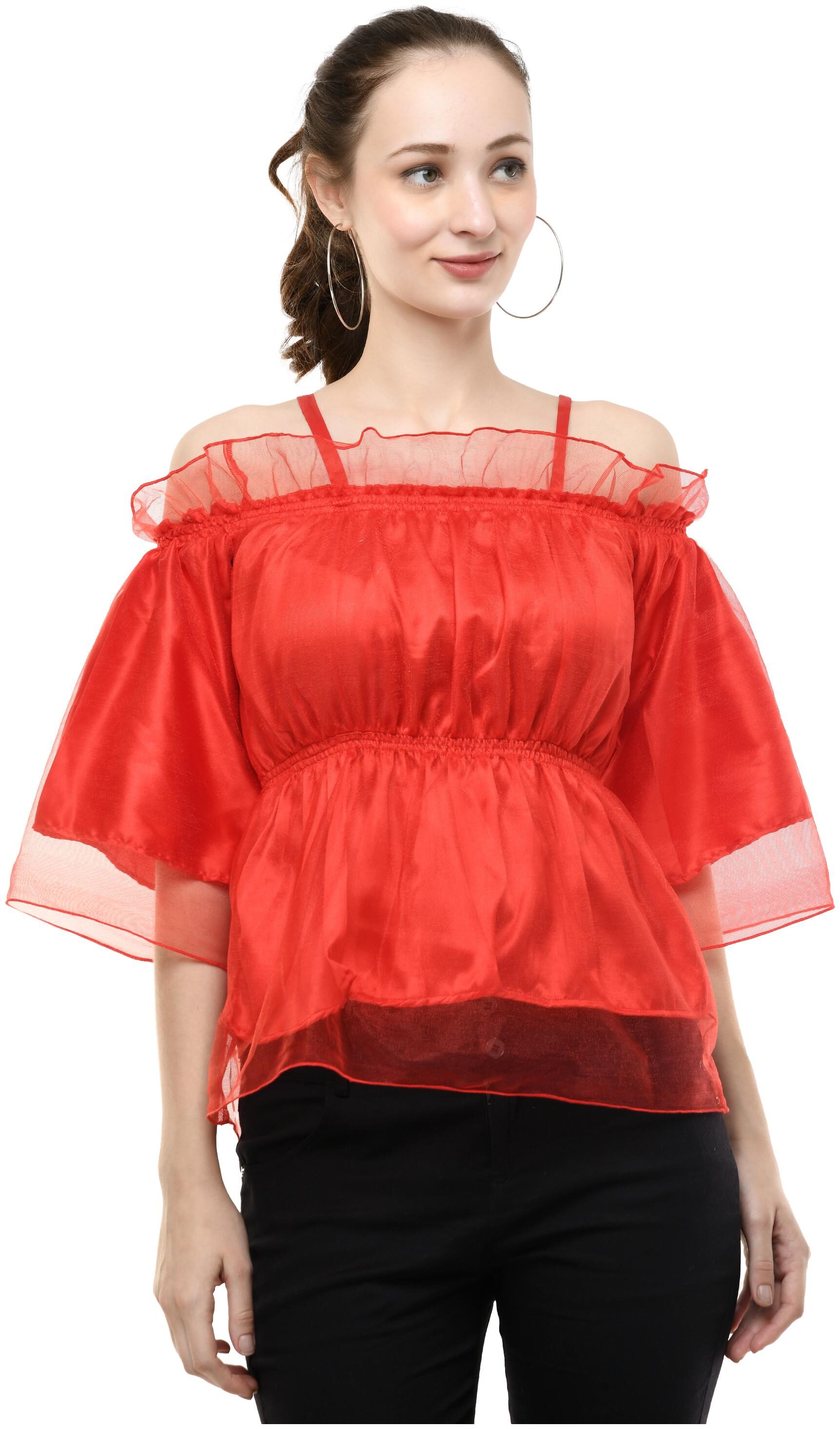 

Milky Way Women Net Solid Red A Line