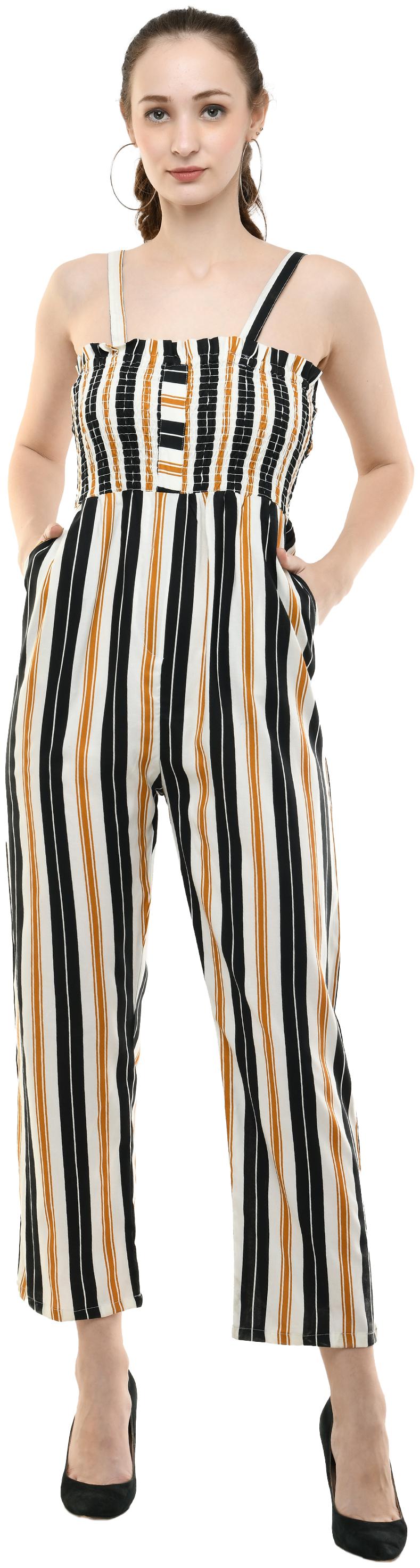 

Milky Way Striped Jumpsuit - Multi