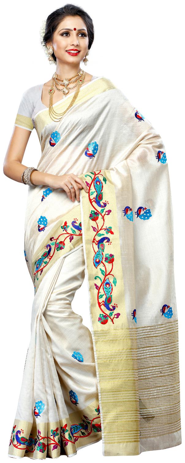 

Mimosa Yellow Striped Universal Half Half Saree With blouse