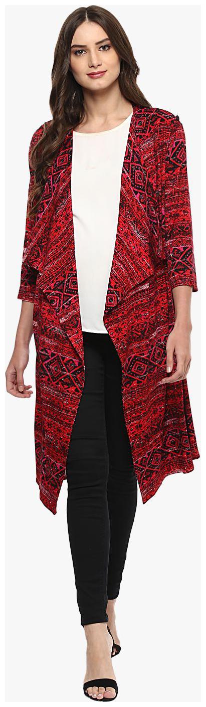 

Mine4Nine Women Shrug - Red
