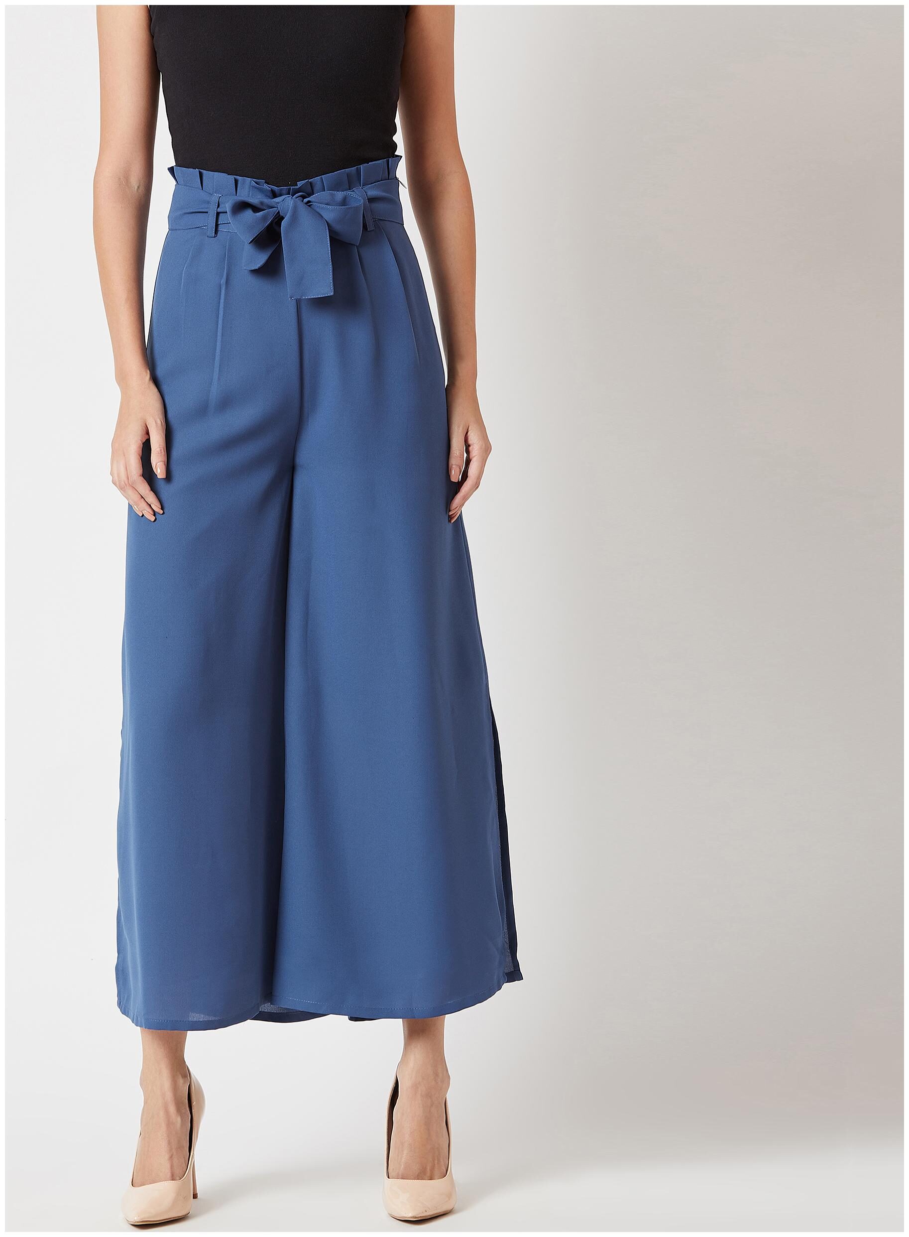 

Miss Chase Women Blue Regular fit Regular trousers