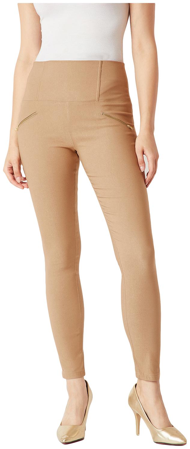 

Miss Chase Women Beige Slim fit Jegging