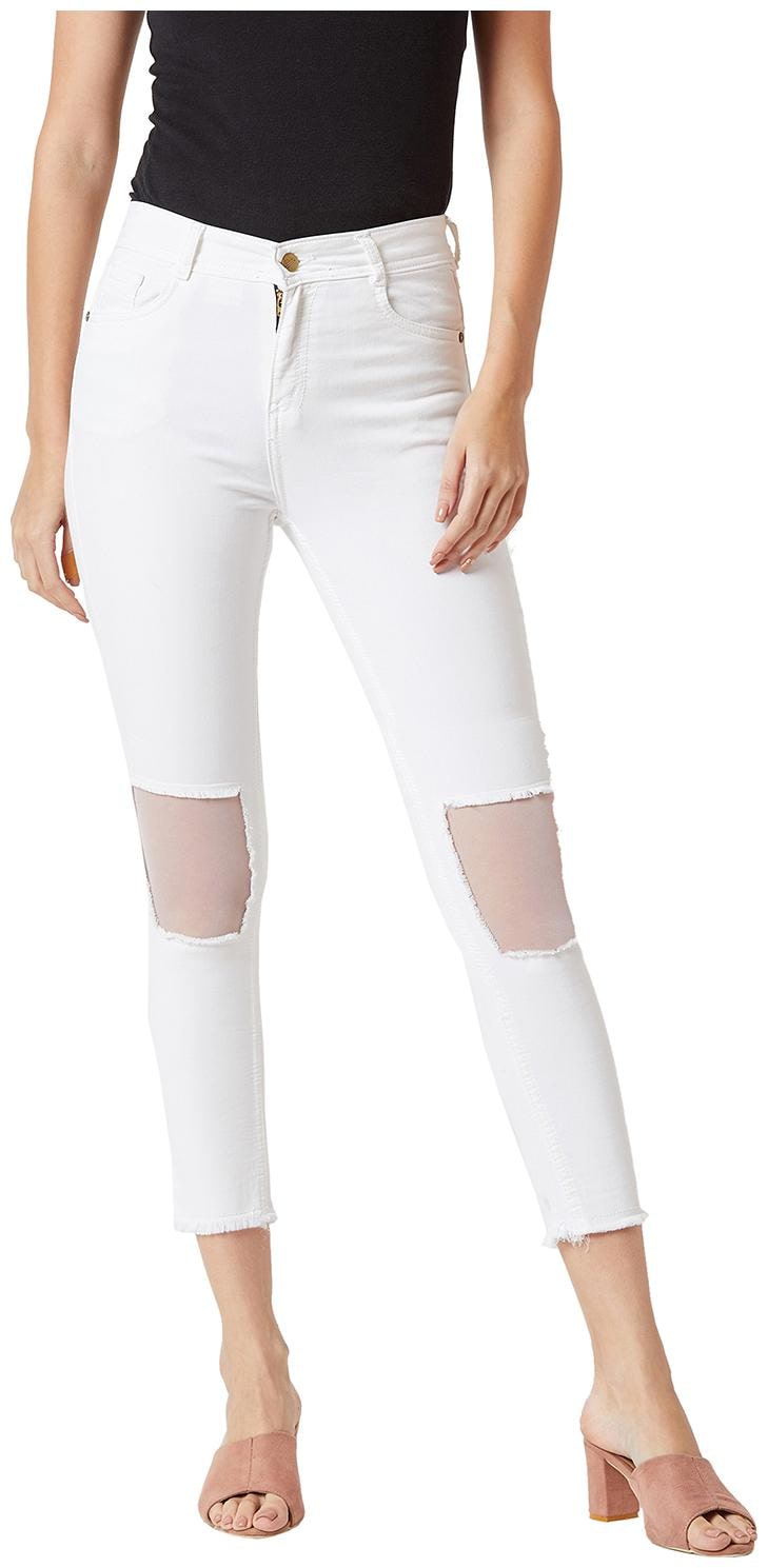 

Miss Chase Women White Skinny fit Jeans