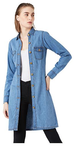 

Miss Chase Women Shrug - Blue