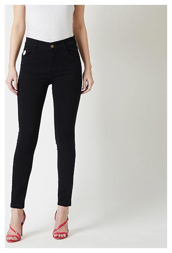 

Miss Chase Women Black Slim fit Jeans