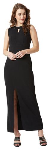 

Miss Chase Polyester Maxi Solid Bodycon Dress