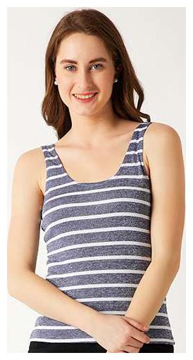 

Miss Chase Women Multi Slim fit Round neck Cotton Tank top