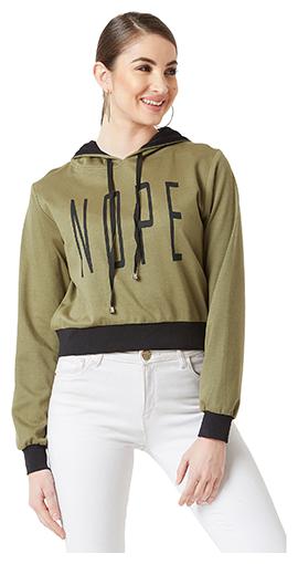 

Miss Chase Women Printed Sweatshirt - Green
