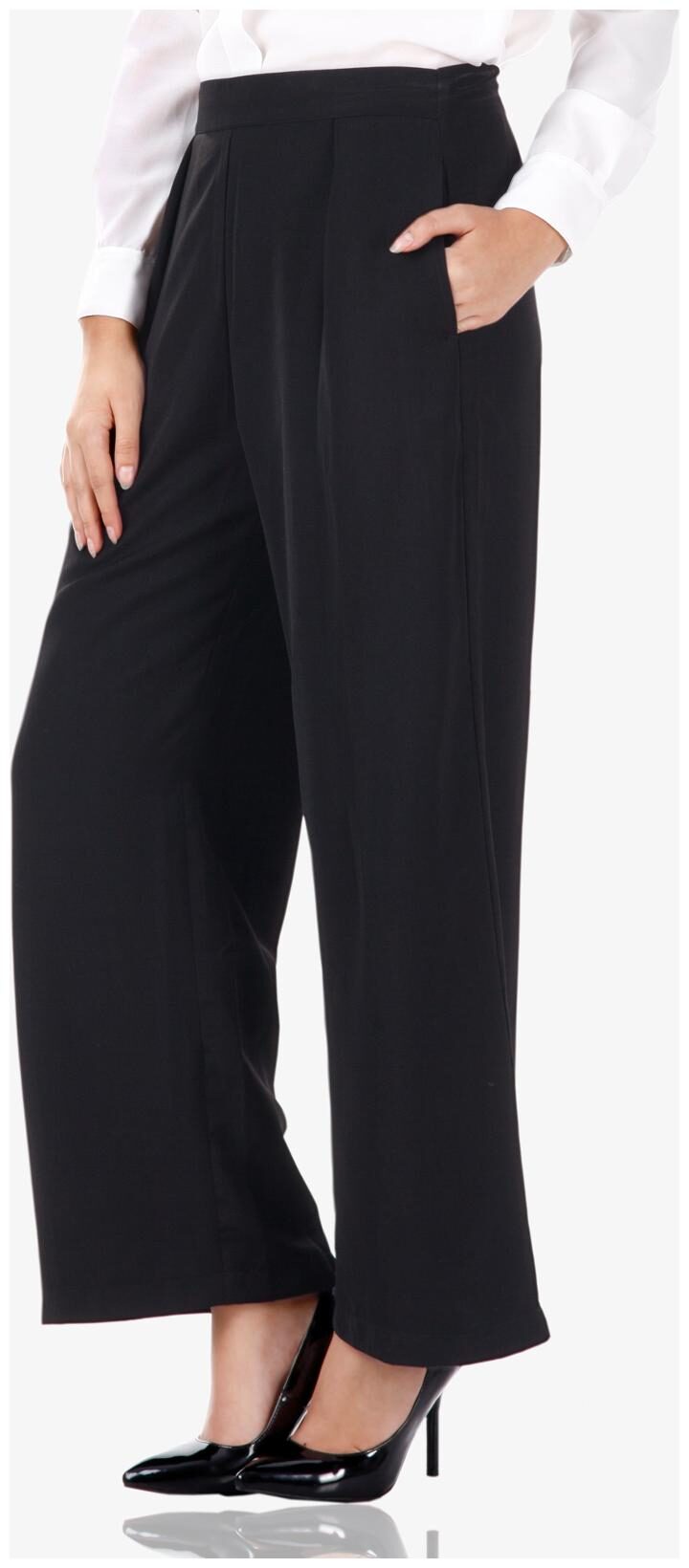 

Miss Chase Women Black Regular fit Cigarette pants
