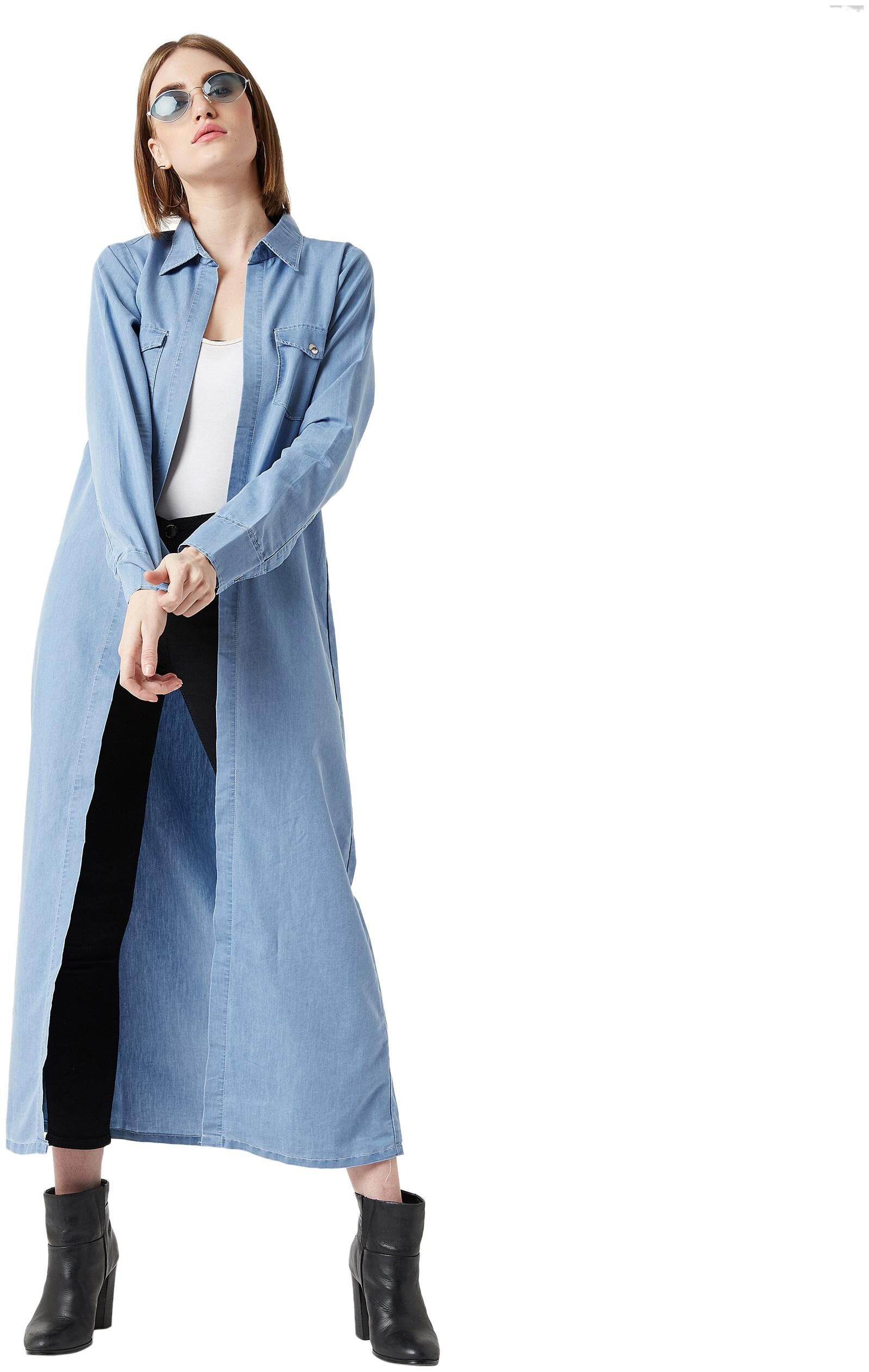 

Miss Chase Women Shrug - Blue
