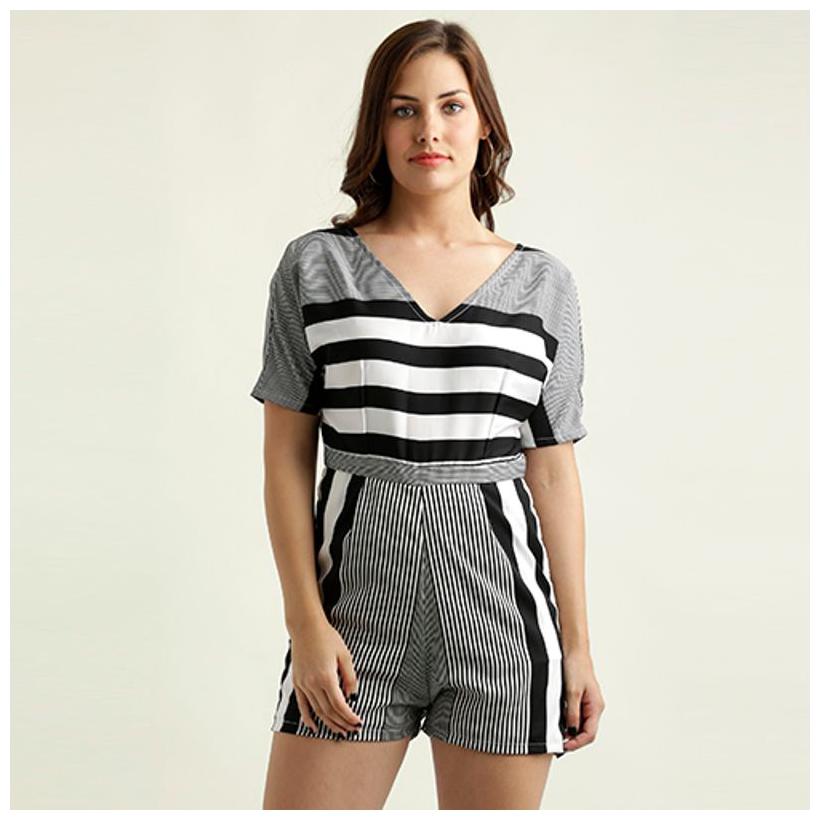 

Miss Chase Striped Jumpsuit - Multi
