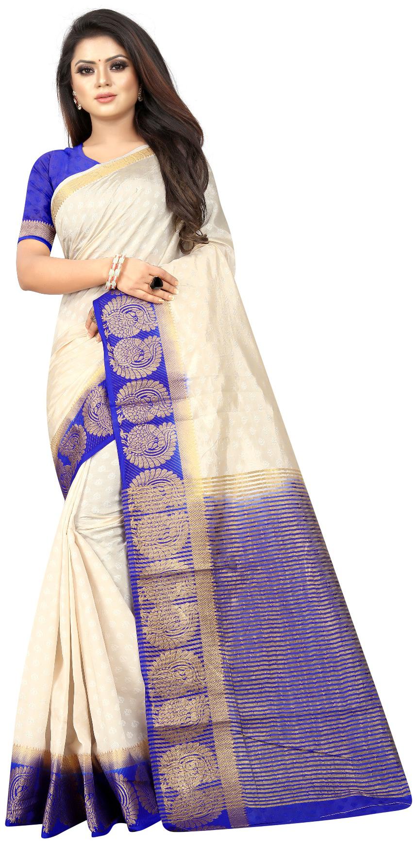 

MM VENTURE WOMEN S DESIGNER KANJIVARAM SILK SAREES