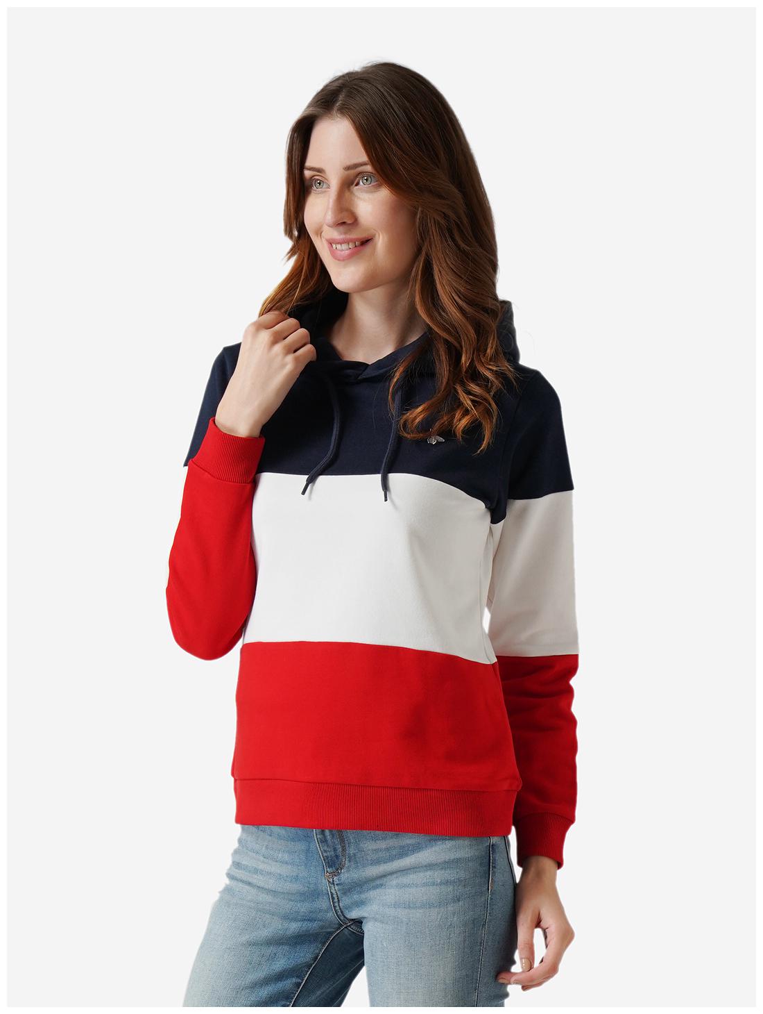 

Mode by Red Tape Women Colourblocked Hoodie - Multi