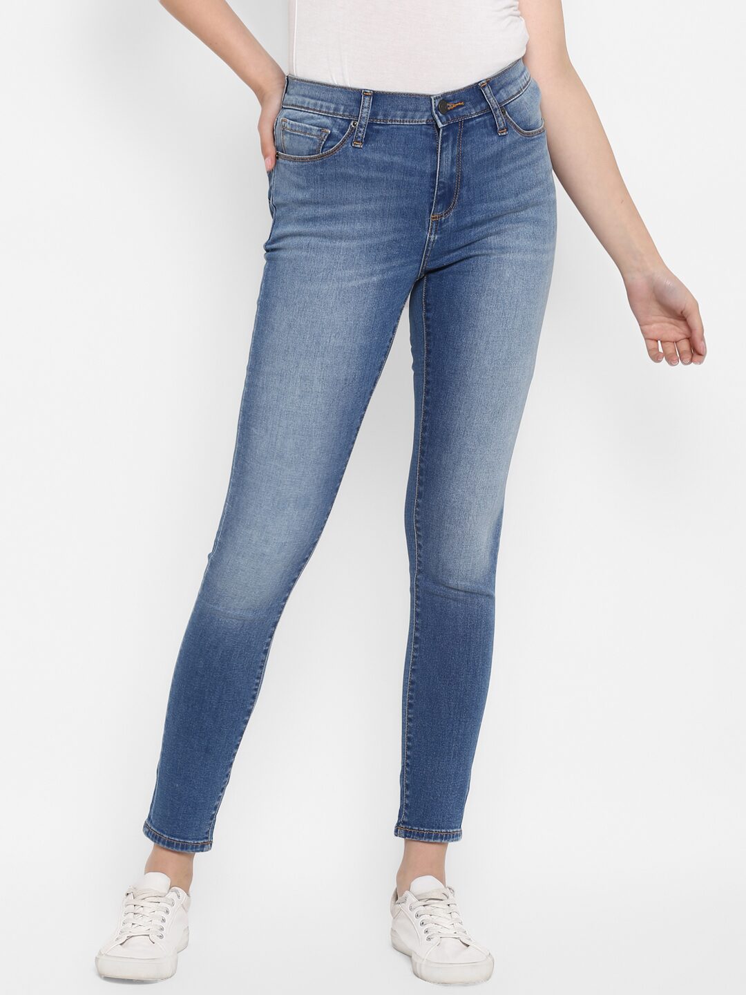 

Mode by Red Tape Women Blue Skinny fit Jeans
