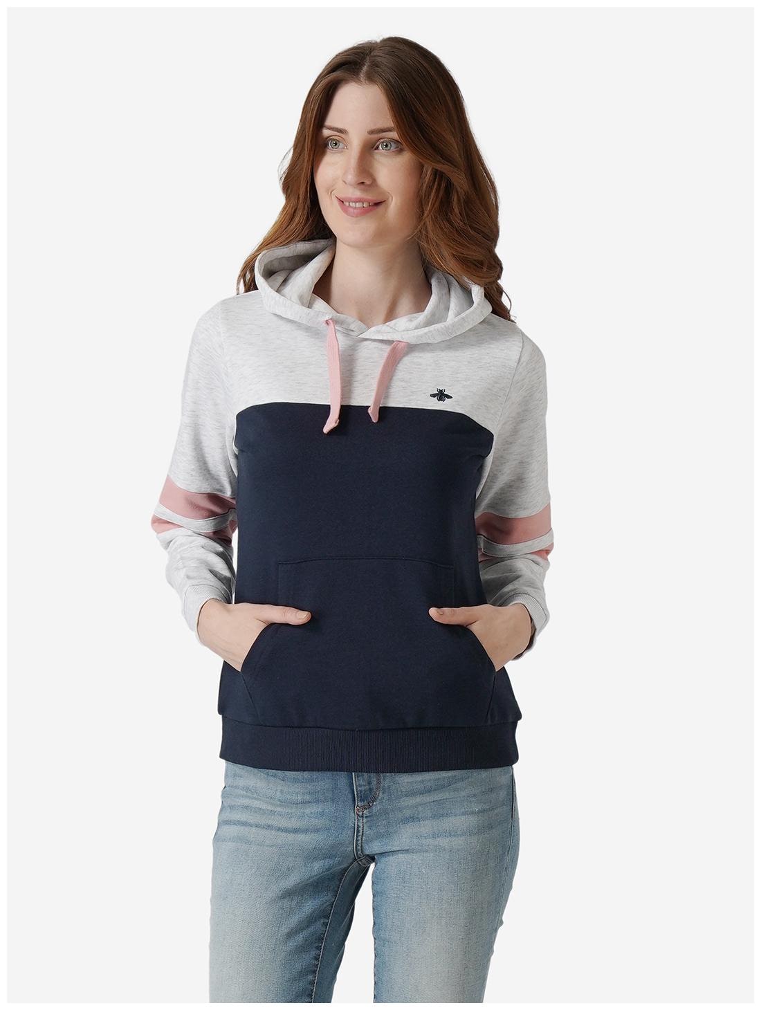 

Mode by Red Tape Women Colourblocked Hoodie - Multi