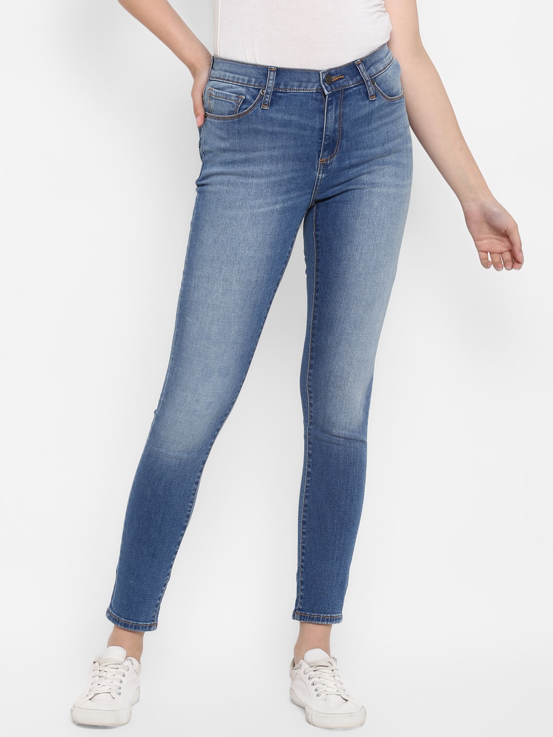 

Mode by Red Tape Women Blue Skinny fit Jeans