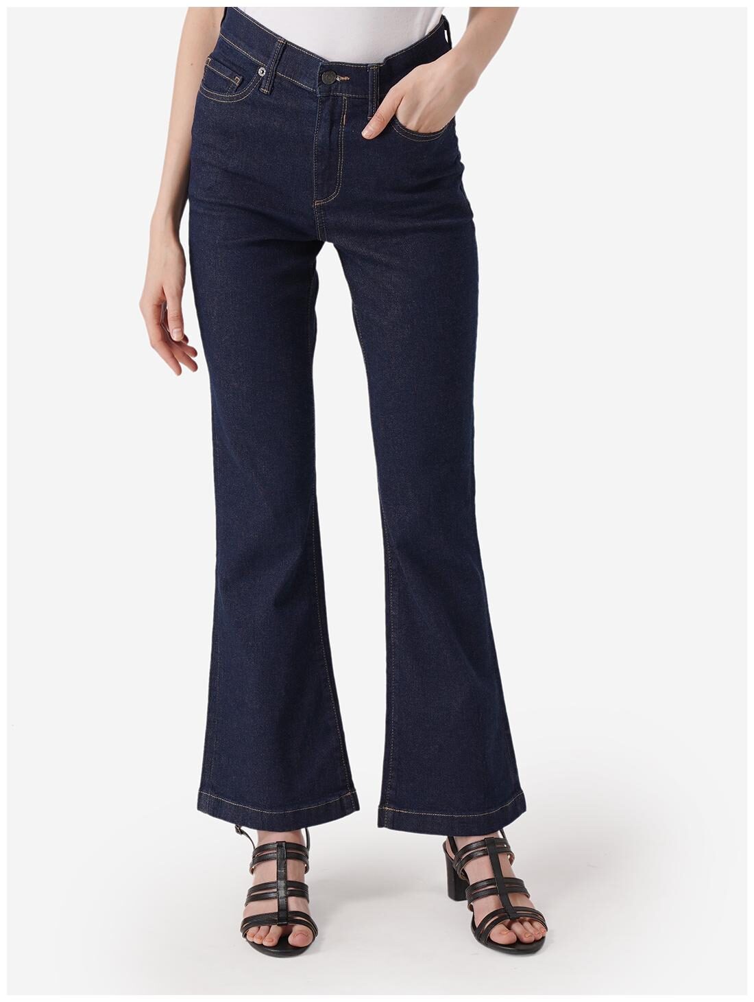 

Mode By Red Tape Cotton Solid Womens Blue Jeans