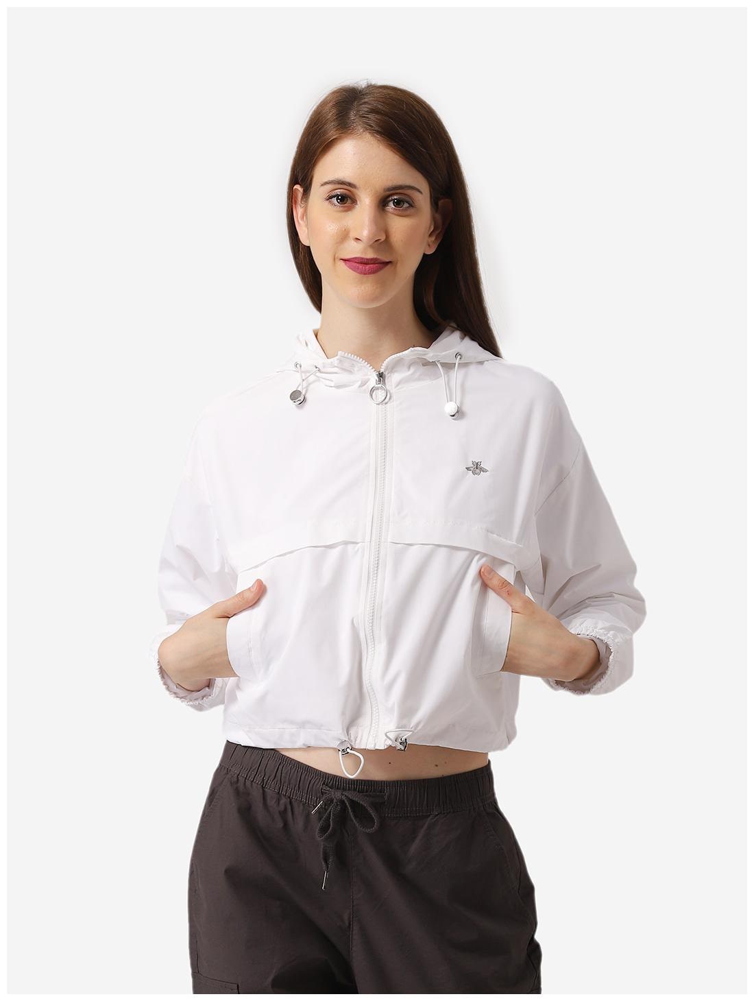 

Mode by Red Tape Women Solid Sports Jacket - White